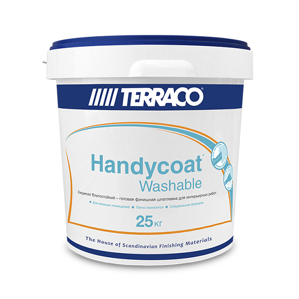 Terraco Handycoat Washable - Внутренняя влагостойкая шпатлёвка