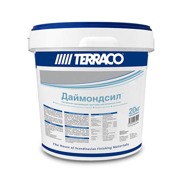 Terraco Diamondseal - Прозрачное защитное покрытие/грунтовка для пола