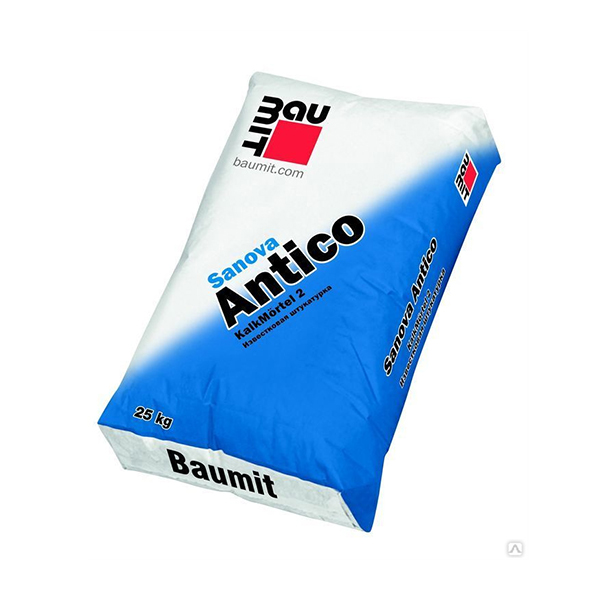 Baumit Sanova Antico (25 кг) – известковая штукатурка