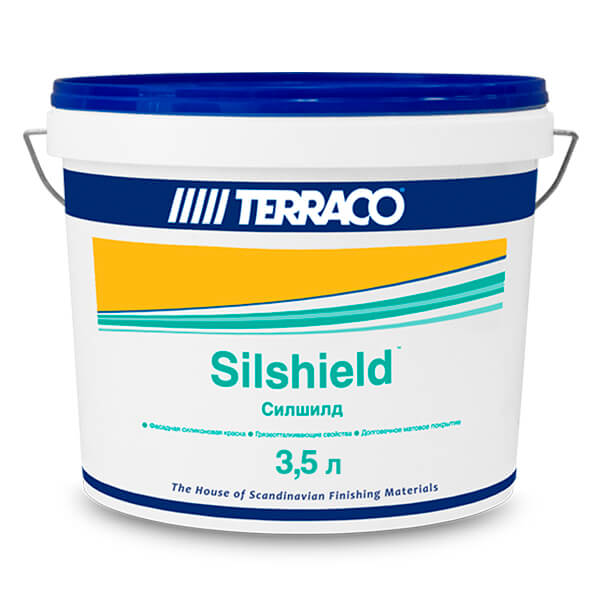 Силиконовая фасадная краска Terraco Silshield