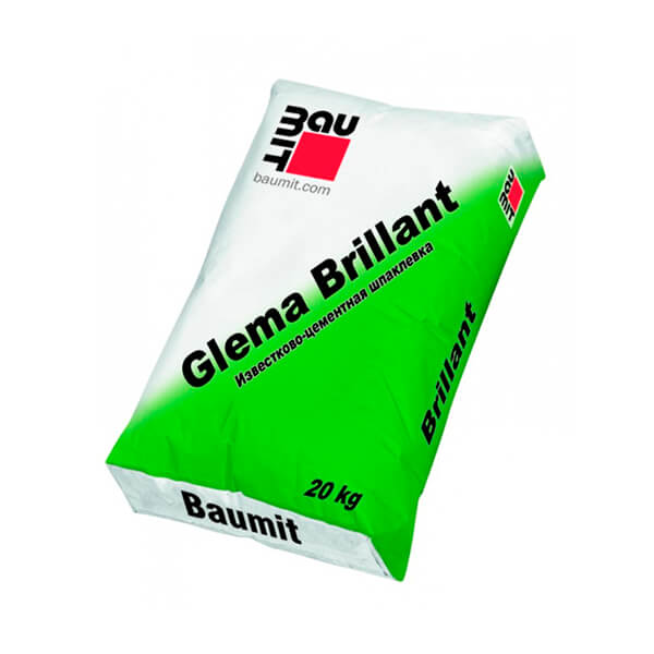 Шпатлевка известковая Baumit GlemaBrillant (20 кг)