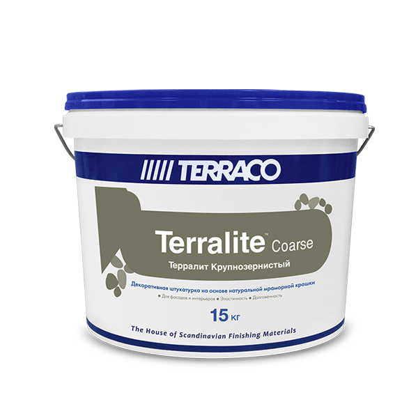 Terraco Terralite Coarse (крупнозернистый) – штукатурка декоративная