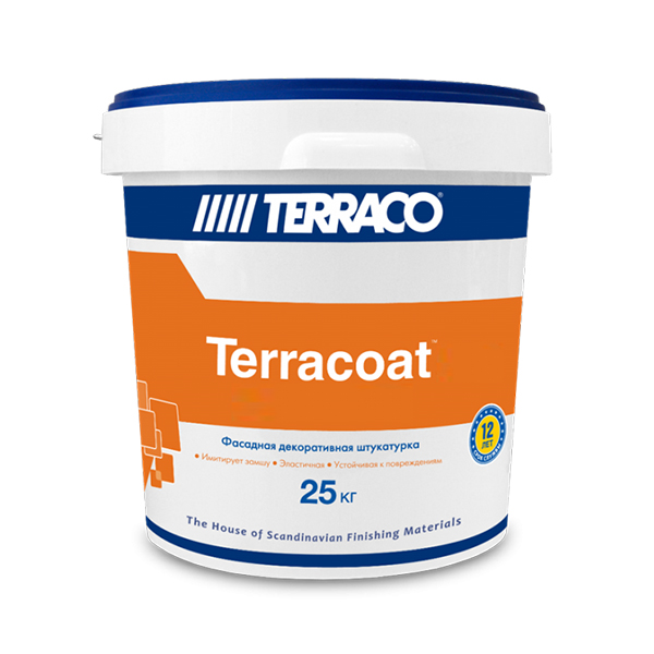 Terraco Terracoat ВТ – акриловая декоративная штукатурка 