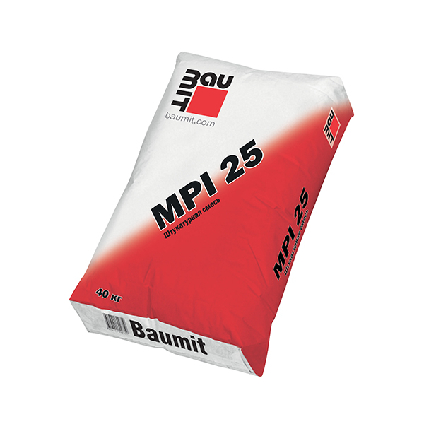 Штукатурка известково-цементная Baumit MPI 25 (40 кг)