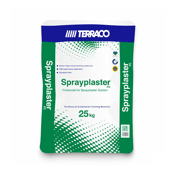 Штукатурка финишная Terraco Sprayplaster FC (25 кг)