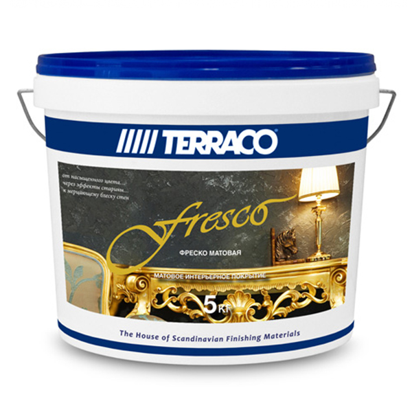 Покрытие интерьерное Terraco Fresco Матовая (5 кг)