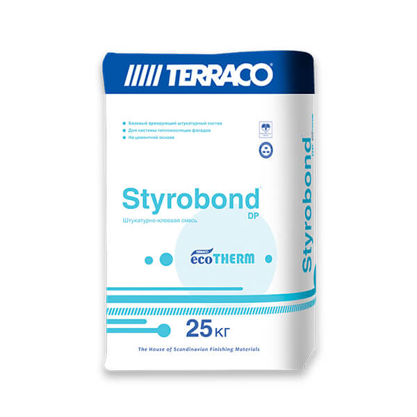 Армирующая смесь для утеплителя Terraco Styrobond DP EcoTherm (25кг)