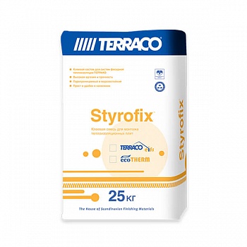 Клей для утеплителя Terraco Styrofix EcoTherm(25 кг)