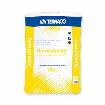 Штукатурка базовая Terraco Sprayplaster BC (25 кг)