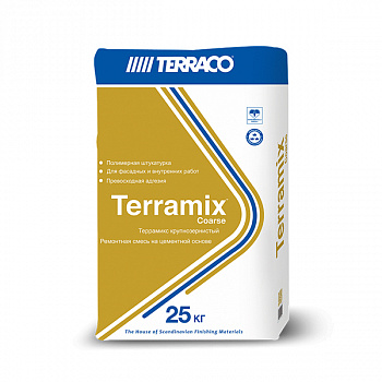 Штукатурка тонкослойная Terraco Terramix Крупнозернистый (25 кг)