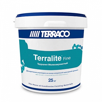 Terraco Terralite Fine (мелкозернистый) – штукатурка декоративная