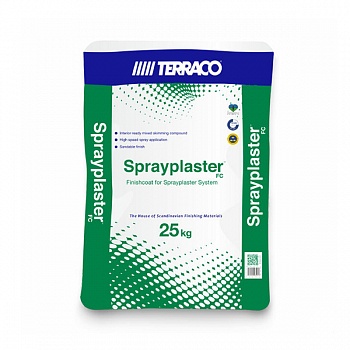 Штукатурка финишная Terraco Sprayplaster FC (25 кг)